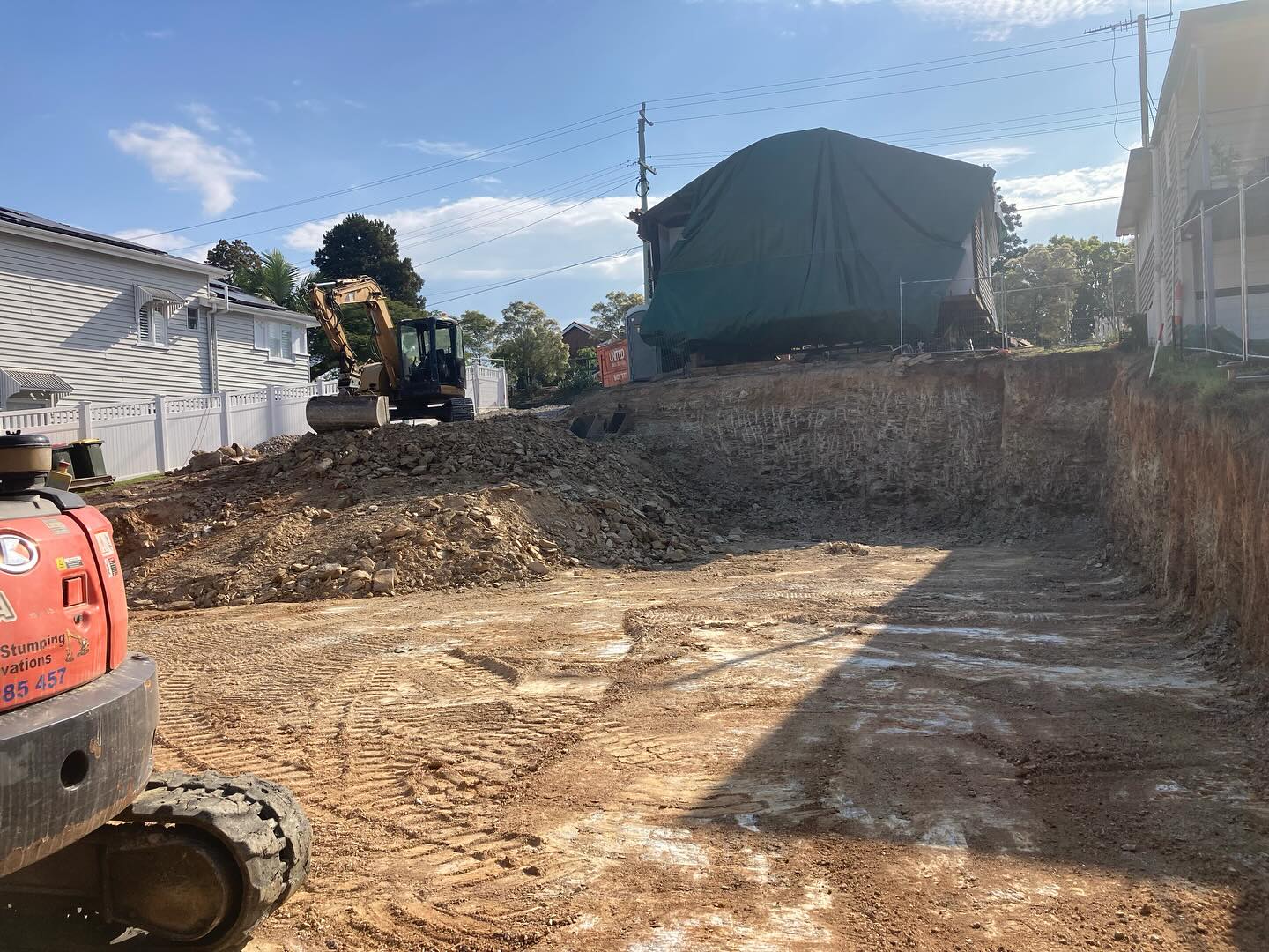Large scale site excavation Brisbane